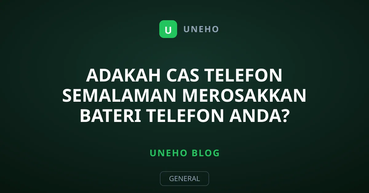 Adakah Cas Telefon Semalaman Merosakkan Bateri Telefon Anda?
